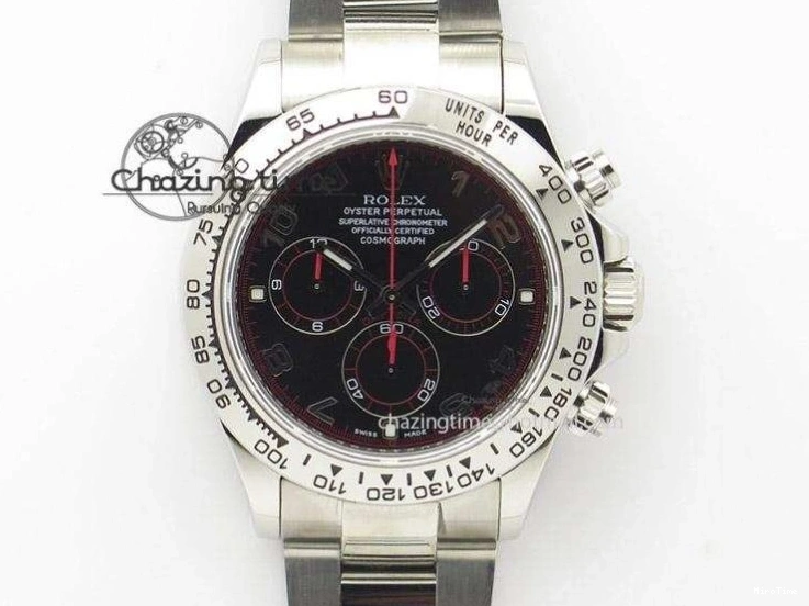 MiroTime 0116 Daytona 116520 SS UBF Best Edition Red Stick Markers Dial on SS Bracelet A Reliable 2951